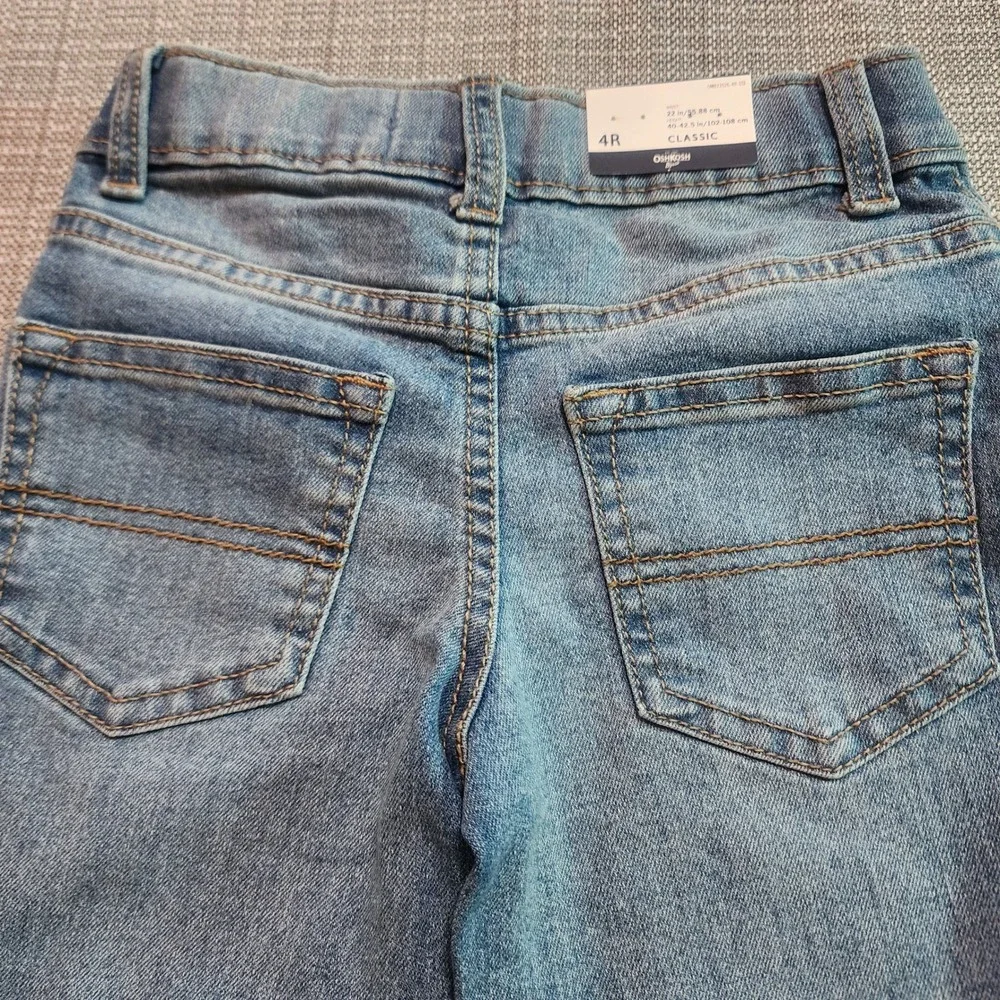 OshKosh B'gosh Classic Jeans Kids 4R Blue Denim Straight Leg Unisex